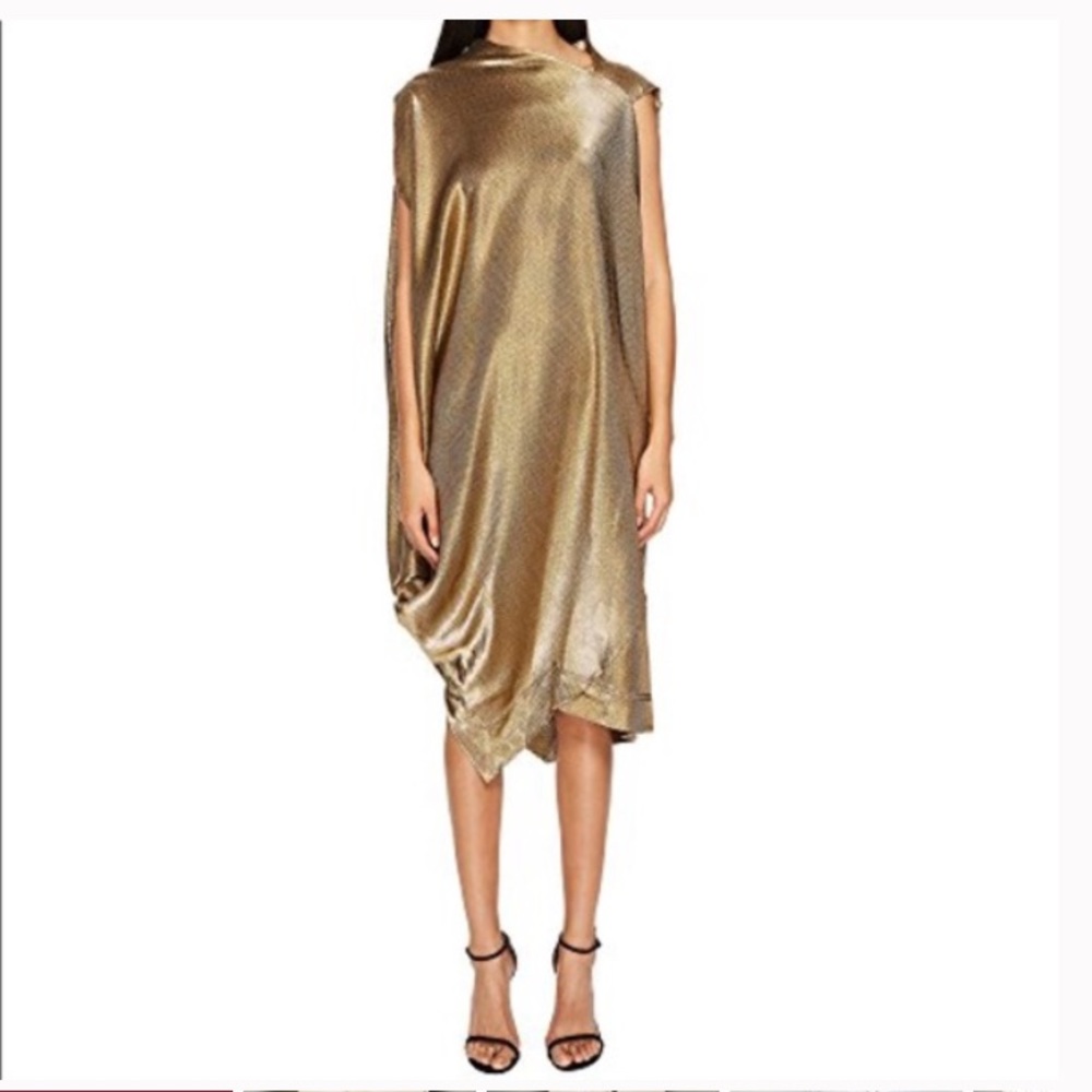 Vivienne Westwood Anglomania Gold Squires Dress